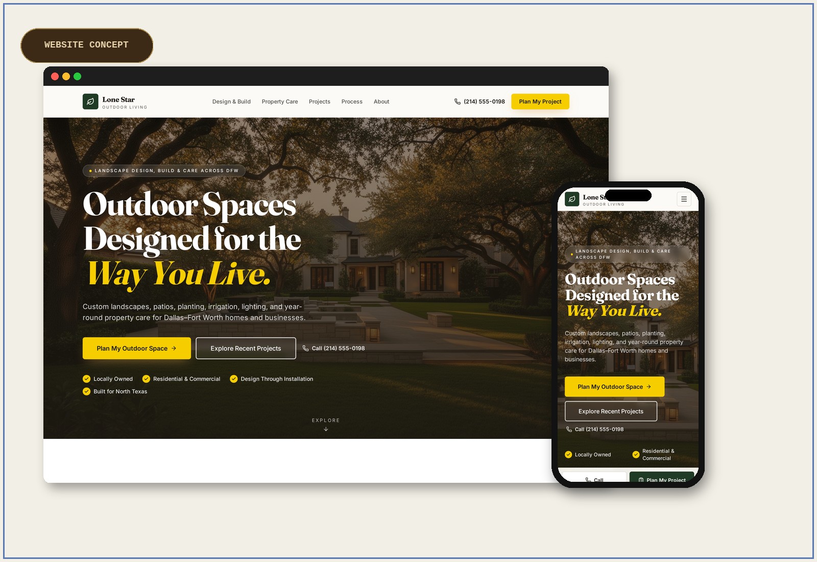 Landscaping Website — Landscaping