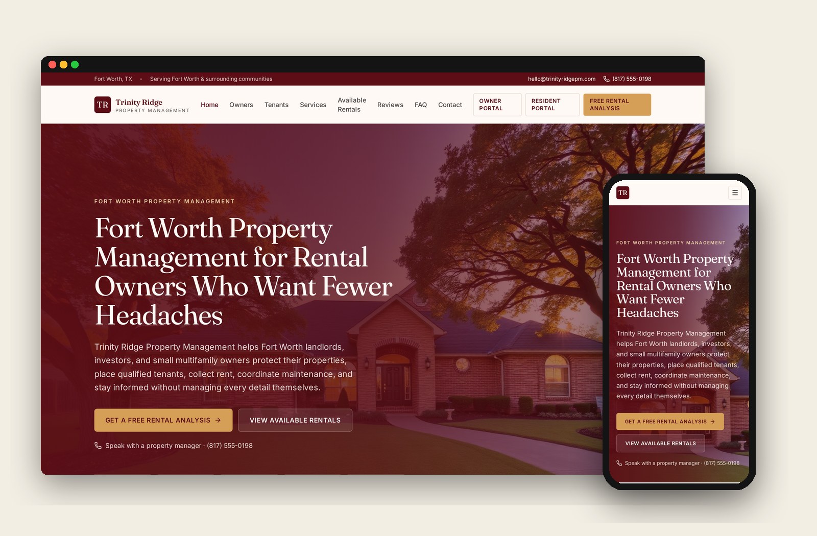 Property Management Website — Property Management