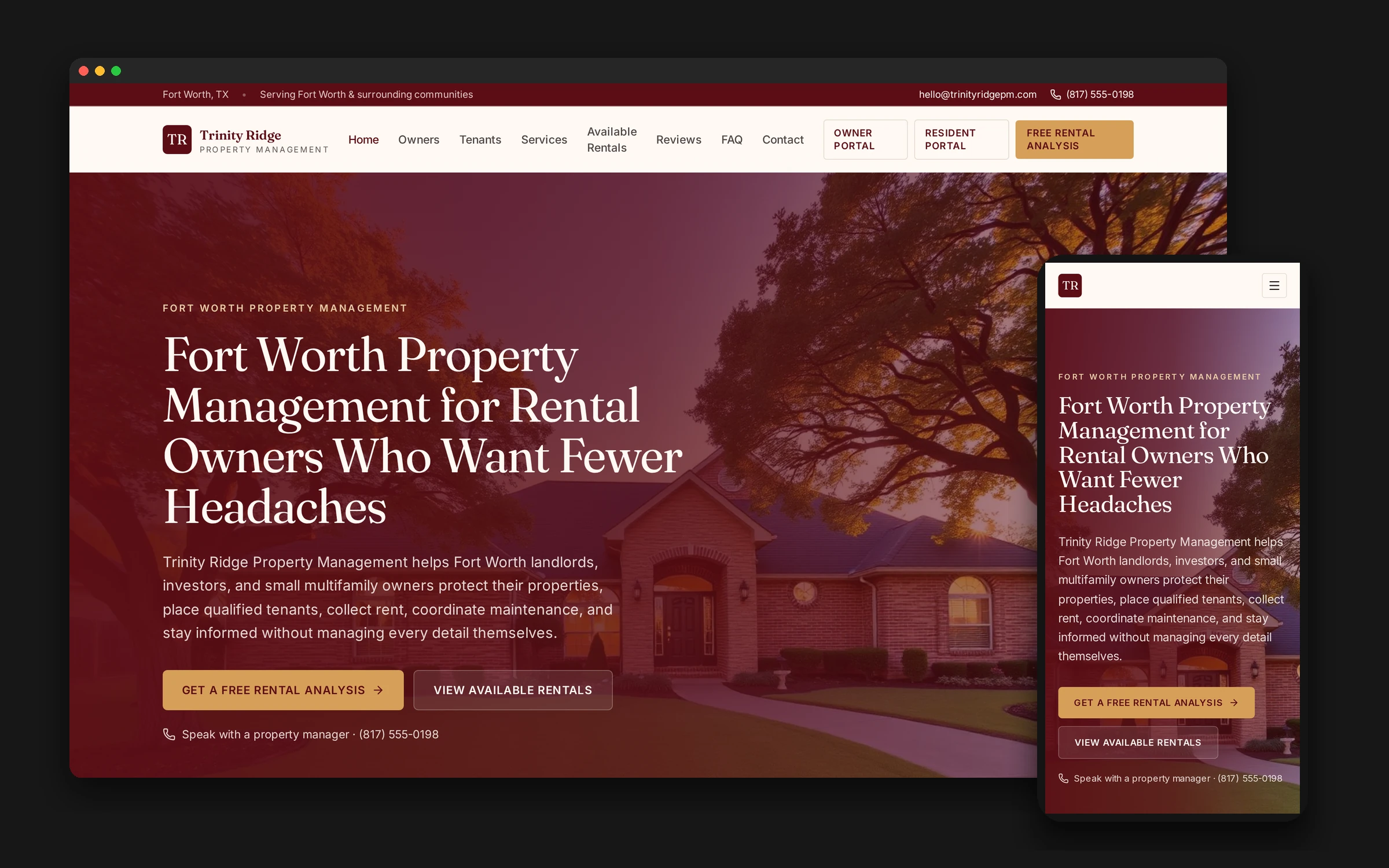 Property Management Website — Property Management